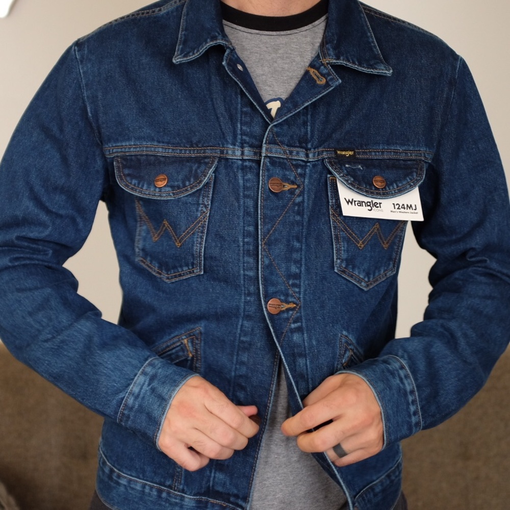 Wrangler Icons 124 MJ Men’s Denim Jacket